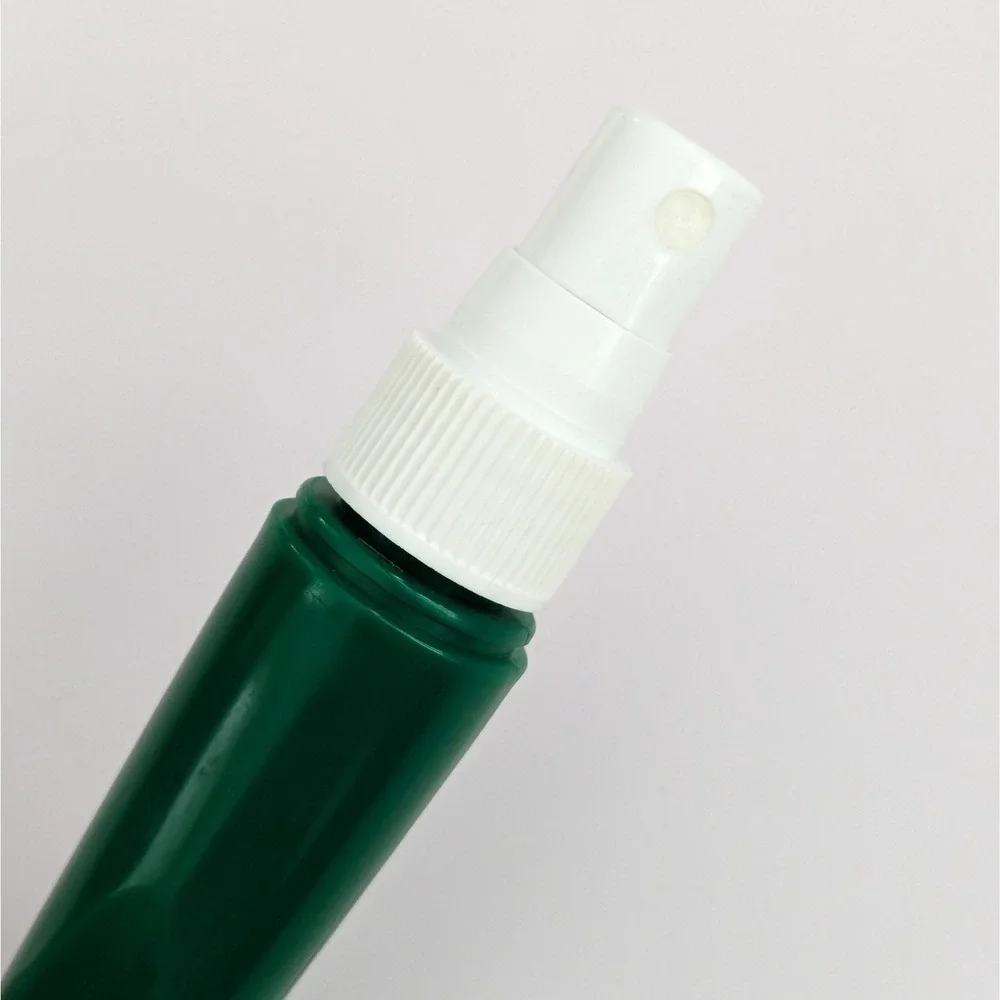 Vintage MEBCO Green Twice Dipped Wide Tooth Hair Comb w/Spray Bottle Handle